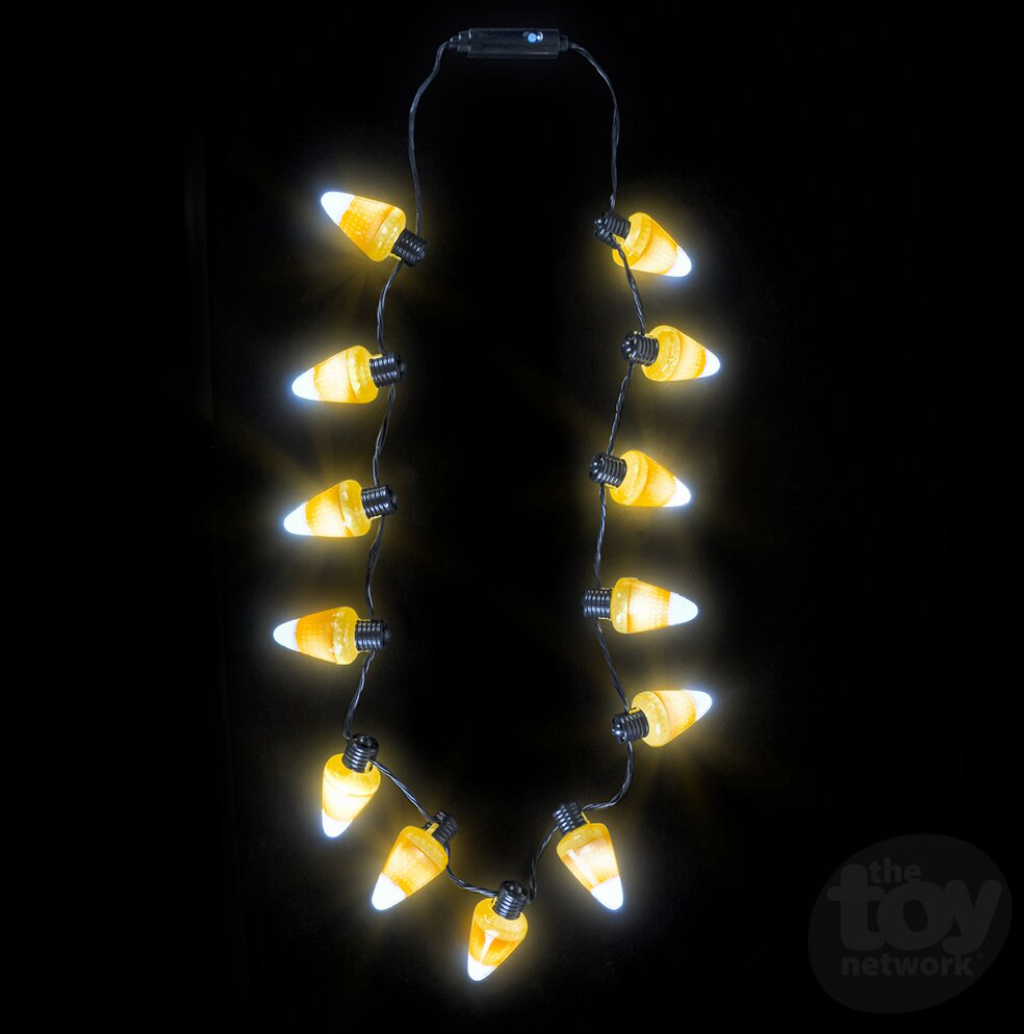 Light Up Candy Corn Necklace