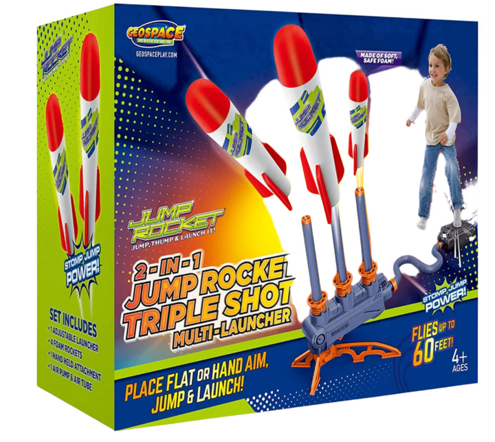 2 in 1 Triple Shot Jump Rocket - Victoria's Toy Station