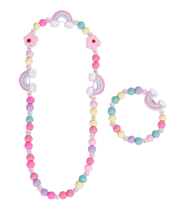 Girls Rainbow Jewelry Set - Victoria's Toy Station