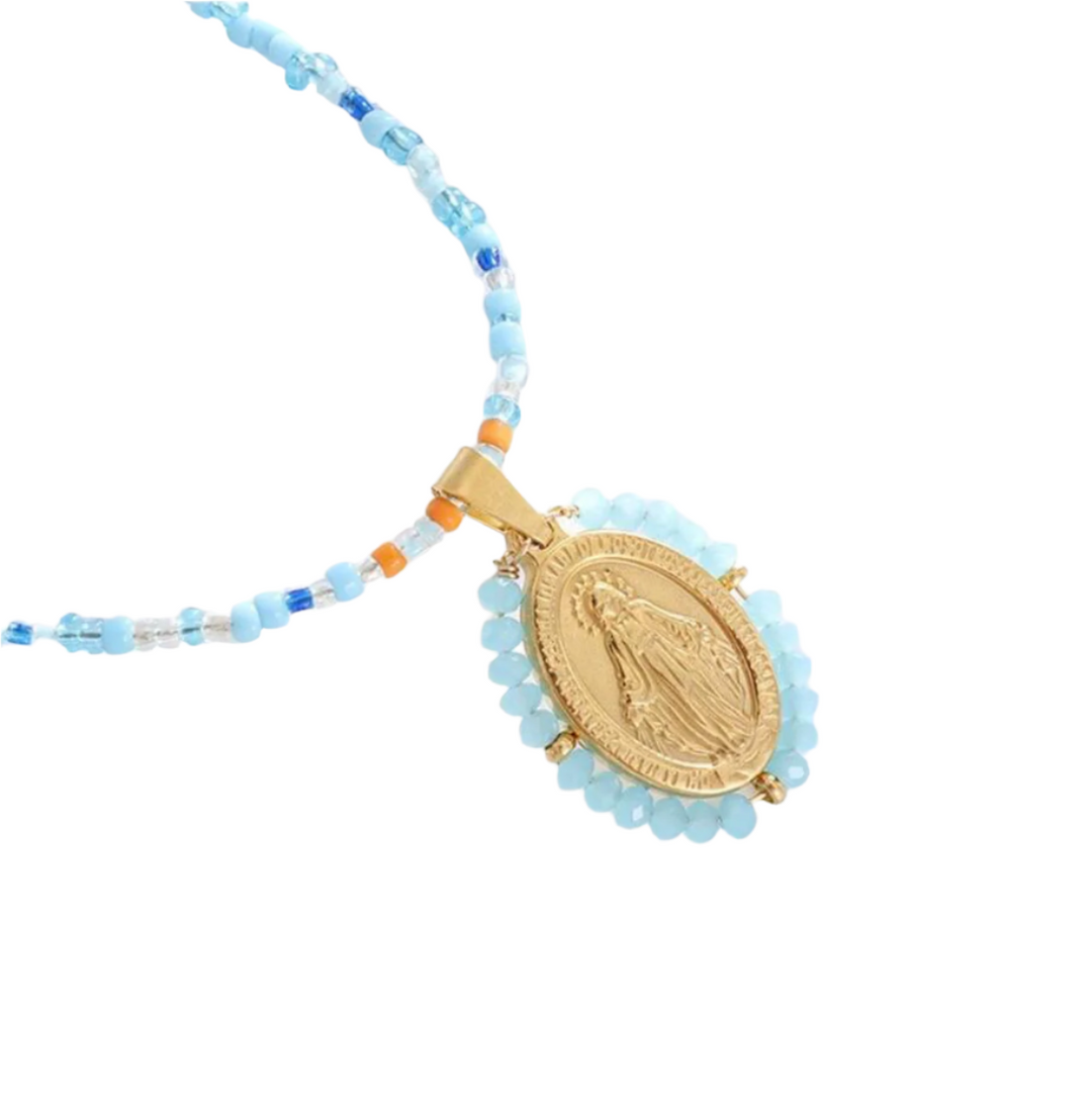 Virgin Mary Pendant Necklace - Victoria's Toy Station