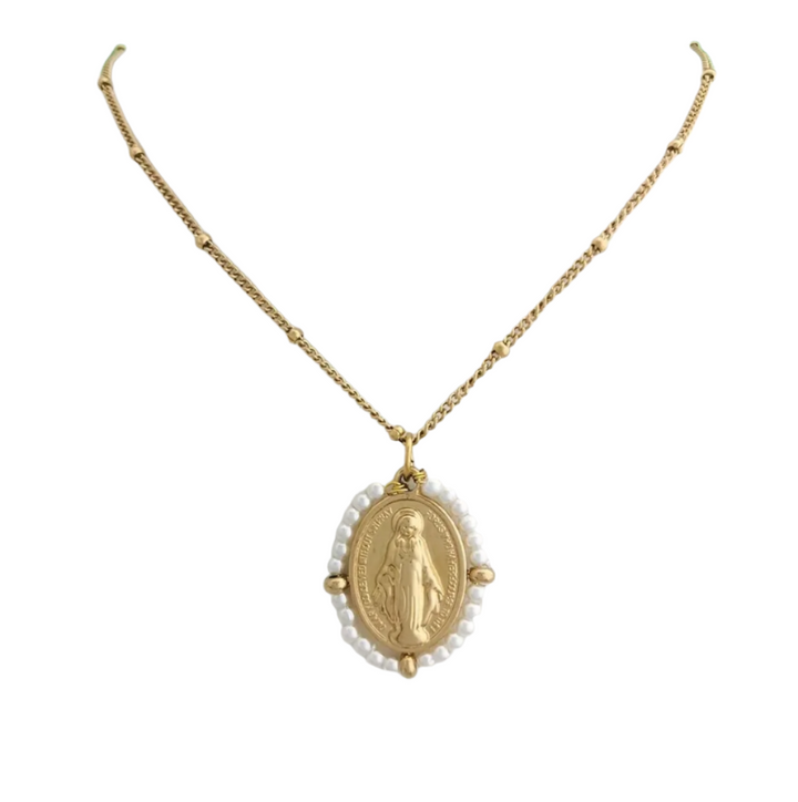 Virgin Mary Pendant Necklace - Victoria's Toy Station