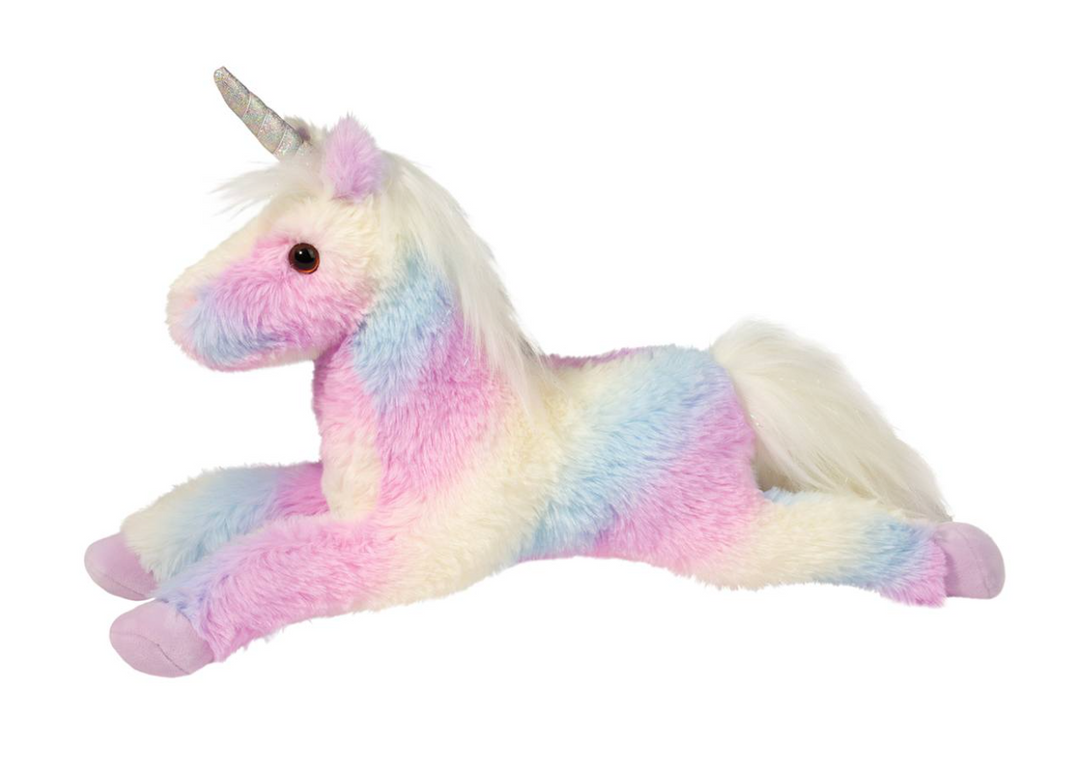 Anita Rainbow Unicorn Lying - Victoria's Toy Station