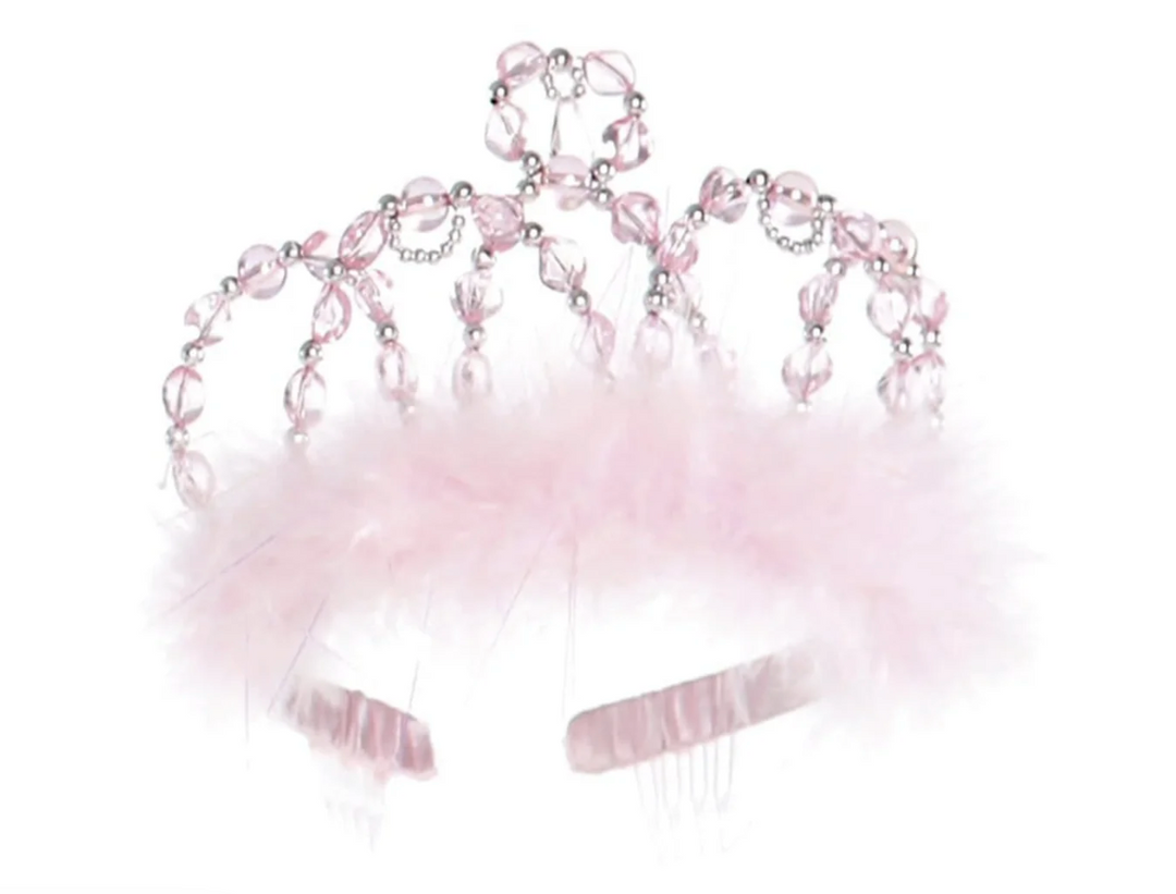 Pink/Silver Princess Tiara - Victoria's Toy Station