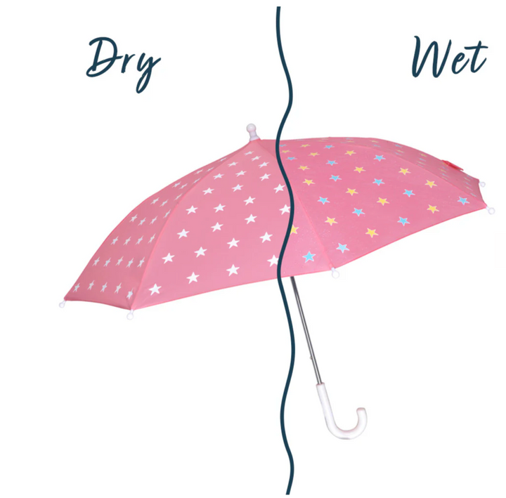 Pink Star Umbrella Color Changing - Victoria's Toy Station