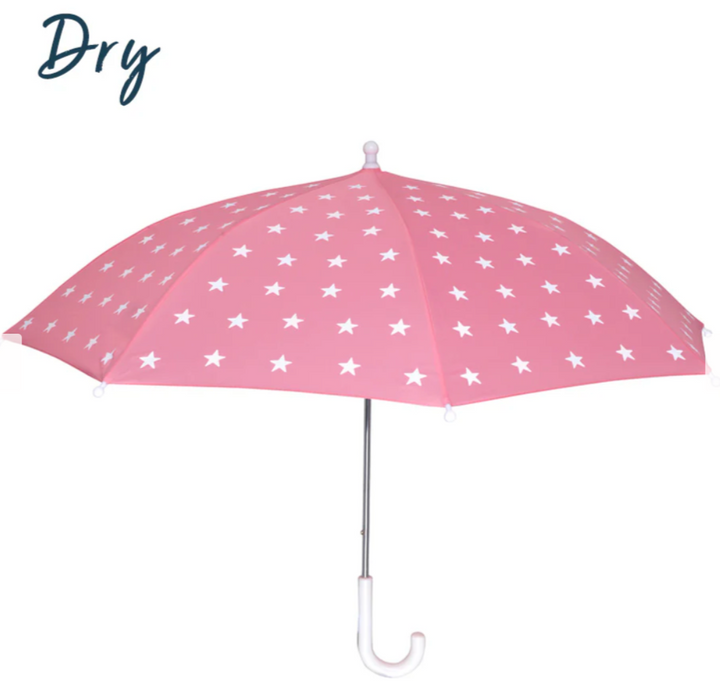 Pink Star Umbrella Color Changing - Victoria's Toy Station