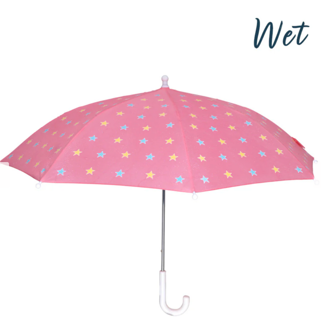 Pink Star Umbrella Color Changing - Victoria's Toy Station