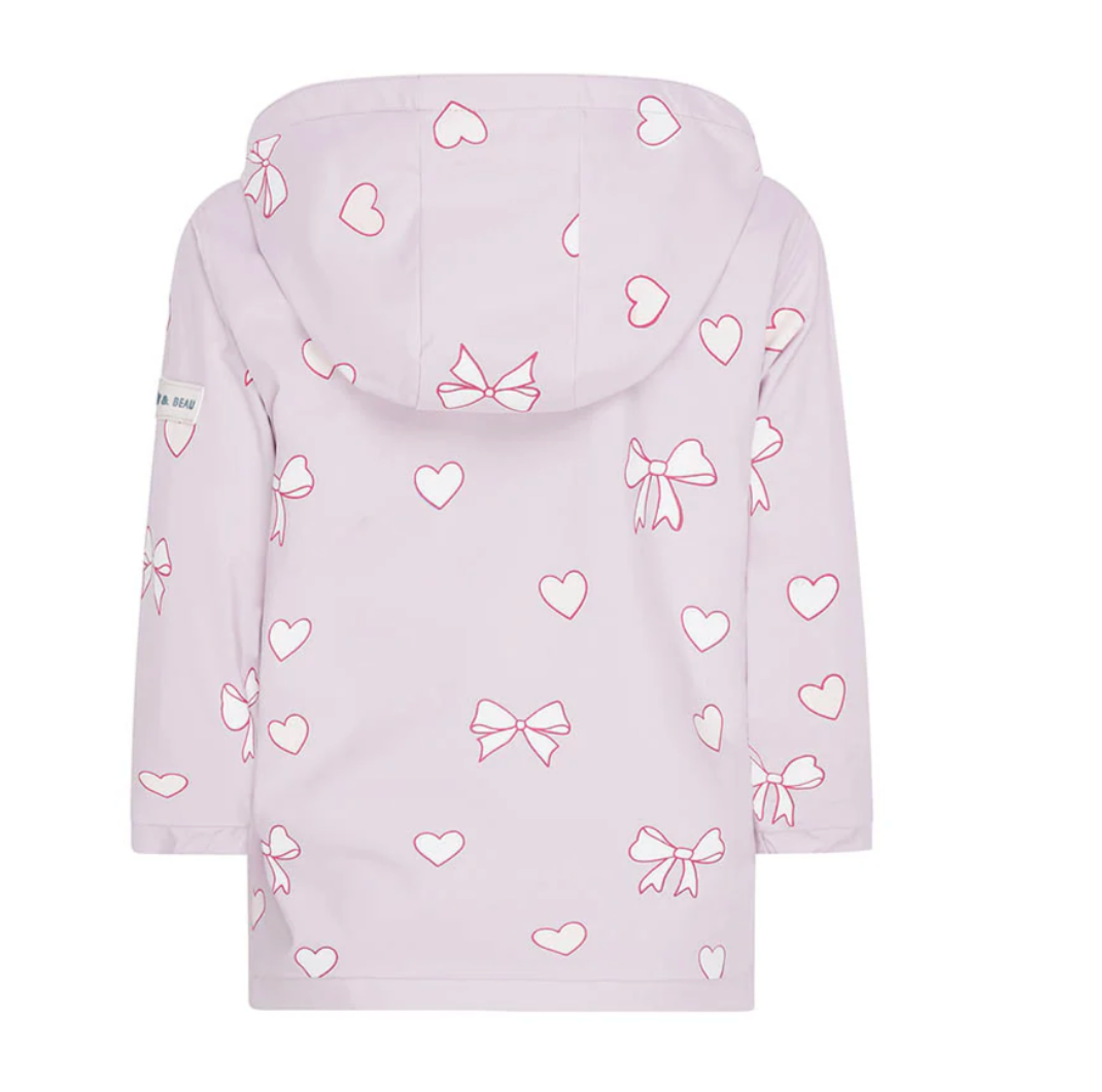 Hearts & Bows Raincoat Color Changing - Victoria's Toy Station