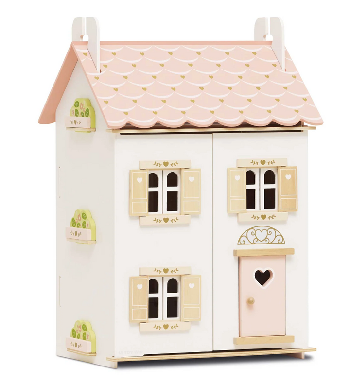 Rosehart Wooden Doll House - Victoria's Toy Station