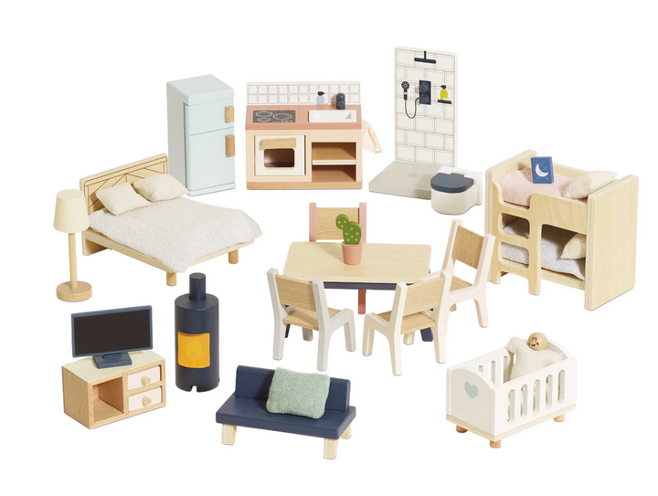 Complete Doll House Furniture Set - Victoria's Toy Station