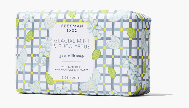 Glacial Mint & Eucalyptus Goats Milk Bar Soap - Victoria's Toy Station