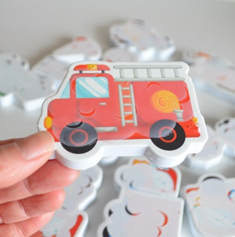 Mucky Trucks Colour Changing Bath Stickers - Victoria's Toy Station