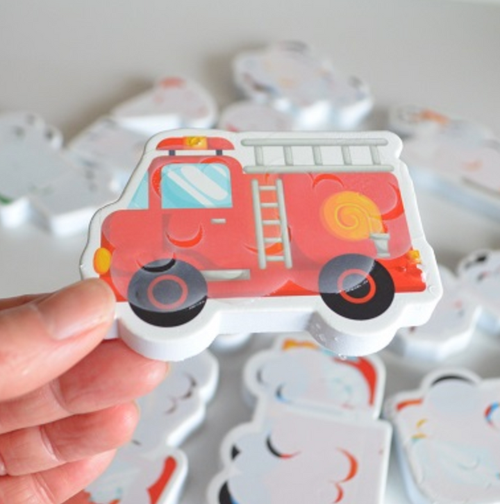 Mucky Trucks Colour Changing Bath Stickers - Victoria's Toy Station