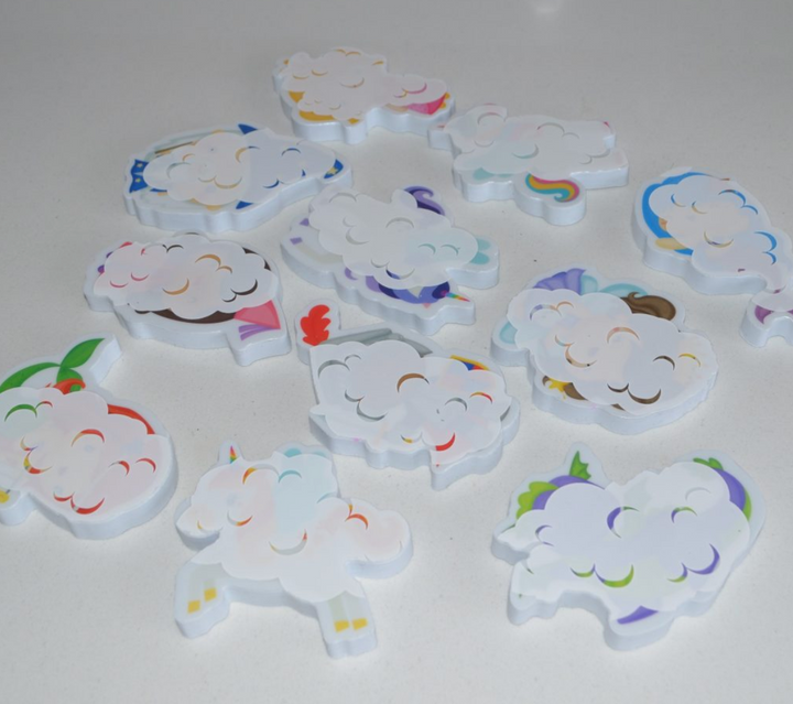 Magical Creatures Colour Changing Bath Stickers - Victoria's Toy Station