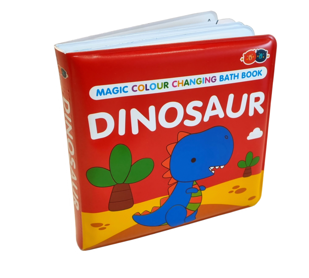 Dinos Colour Changing Bath Book - Victoria's Toy Station