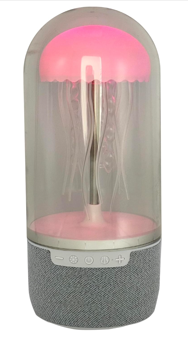 Jellyfish Lamp with Bluetooth Speaker PINK