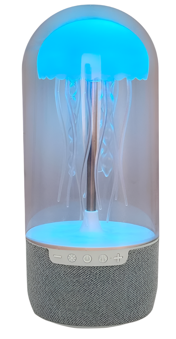 Jellyfish Lamp with Bluetooth Speaker BLUE