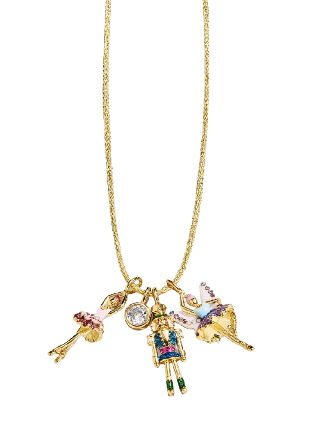 Night At The Ballet Kids' Charm Necklace - Gold