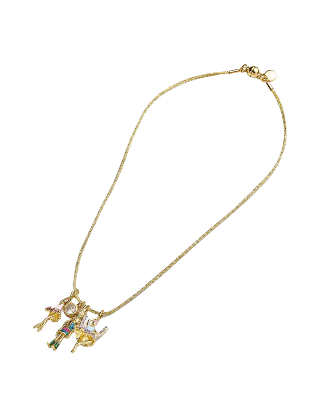 Night At The Ballet Kids' Charm Necklace - Gold