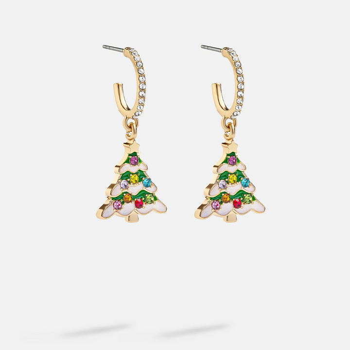 Spruced Up Kids' Christmas Tree Earrings