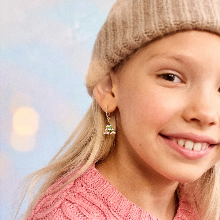 Spruced Up Kids' Christmas Tree Earrings