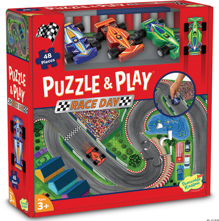 RACECAR PUZZLE AND PLAY