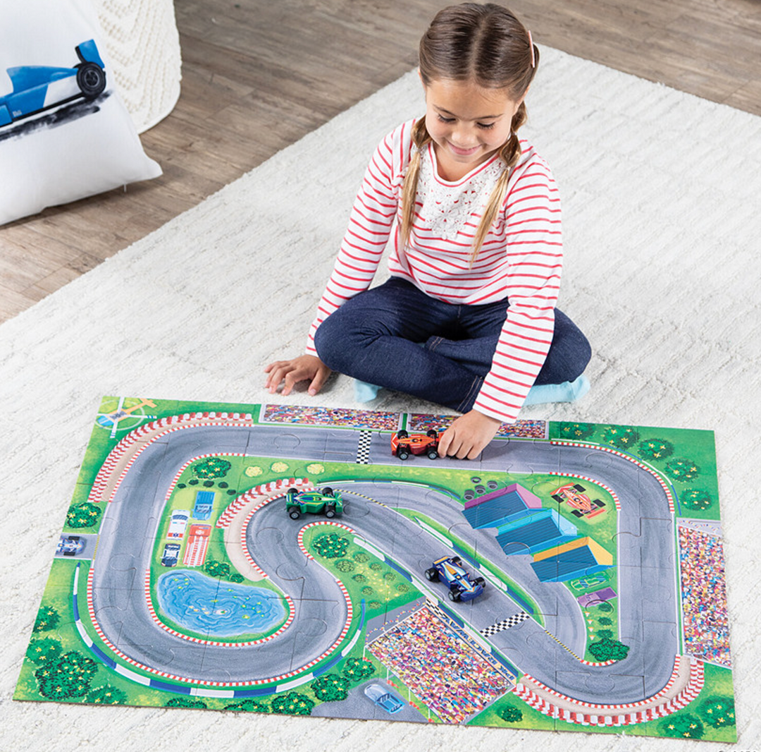 RACECAR PUZZLE AND PLAY