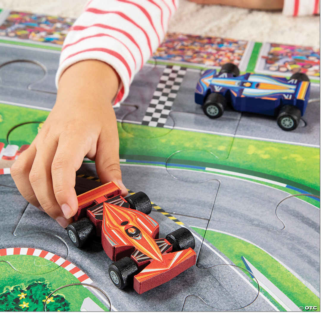 RACECAR PUZZLE AND PLAY