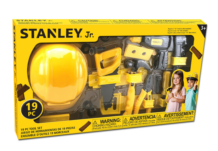 Stanley Jr. 19 Piece Pretend Play Tool Set