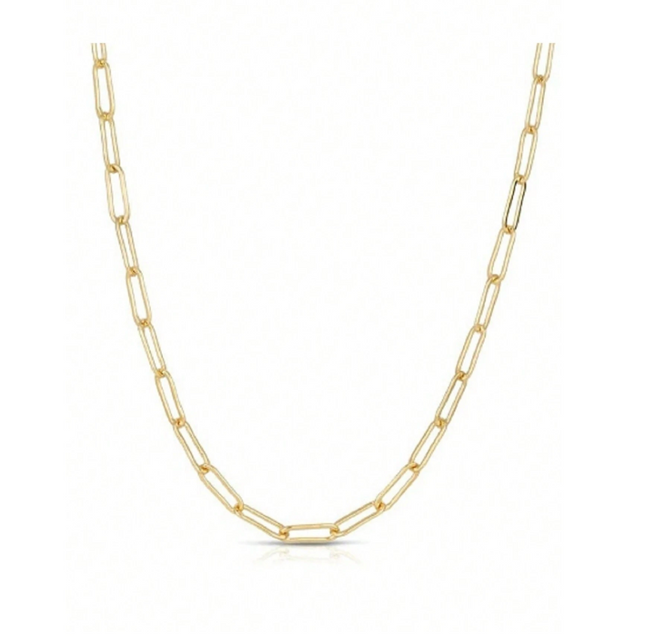 Gold Chain Necklace for Charms