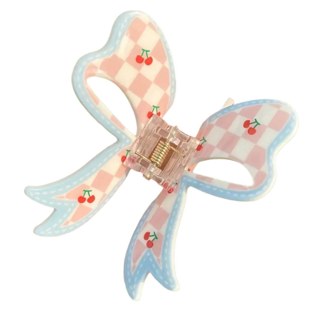 Charming Cherry Grid Clip - Victoria's Toy Station