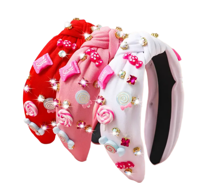 Candy Lollipops And Rhinestones HeadBand - Victoria's Toy Station