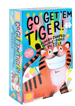 Go Get Em Tiger Jumbo Double Sided Puzzle - Victoria's Toy Station