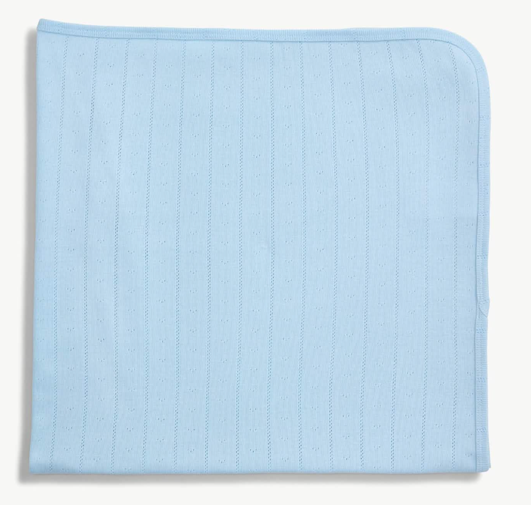 Love Lines Blue Blanket - Victoria's Toy Station