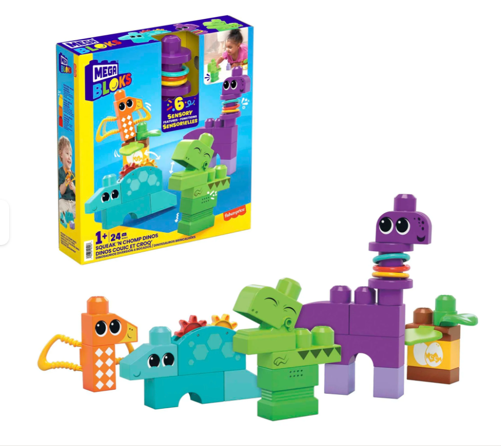 MEGA™ Bloks Squeak 'n Chomp Dinos - Victoria's Toy Station