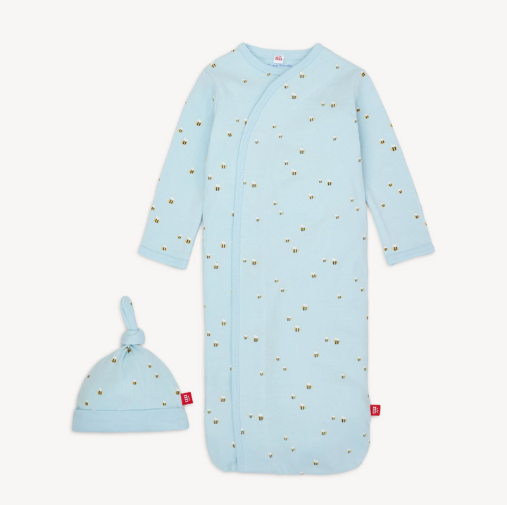 Honey Hill Organic Cotton Gown and Hat