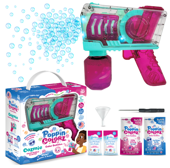 Poppin Colorz Cozmic Bubble Blaster