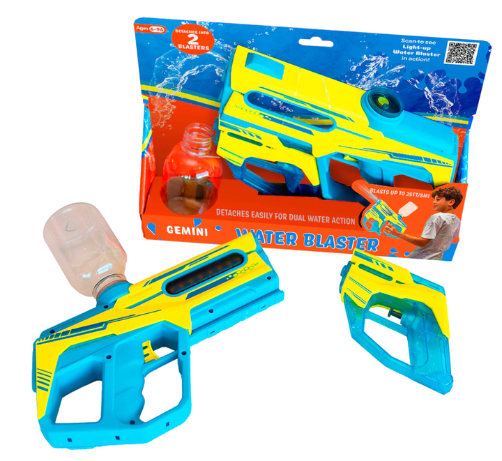 Gemini 2-in-1 Light Up Water Blaster