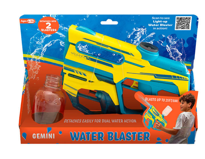 Gemini 2-in-1 Light Up Water Blaster