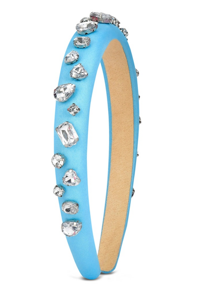 Ice Blue Gem Headband