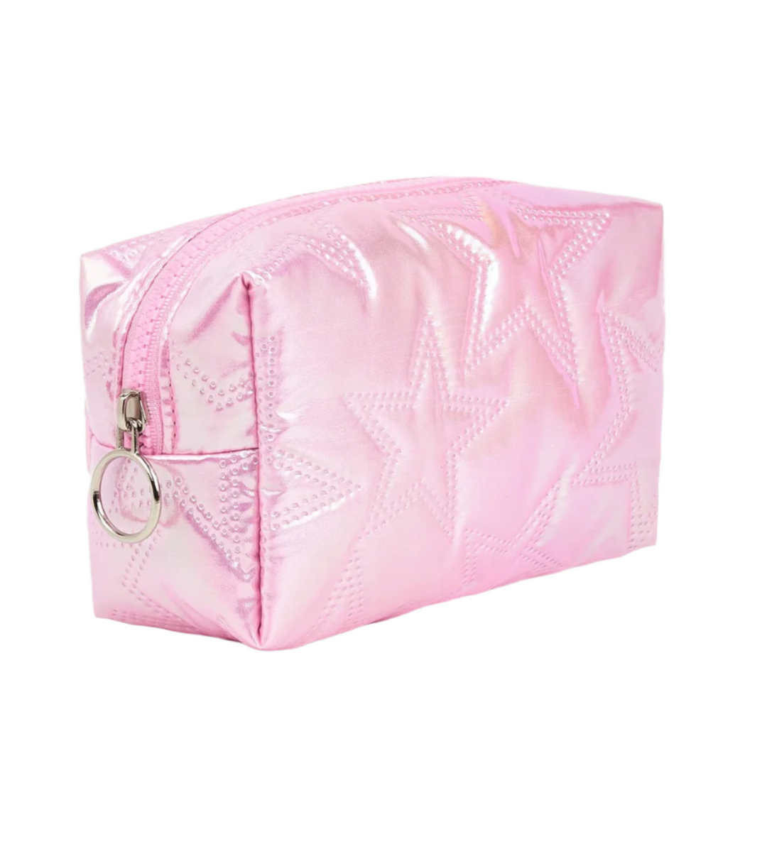 HOLOGRAPHIC STAR MAKEUP BAG