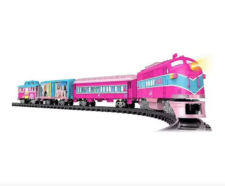 MALIBU BARBIE EXPRESS BATTERY OPERATED O-GAUGE TRAIN SET