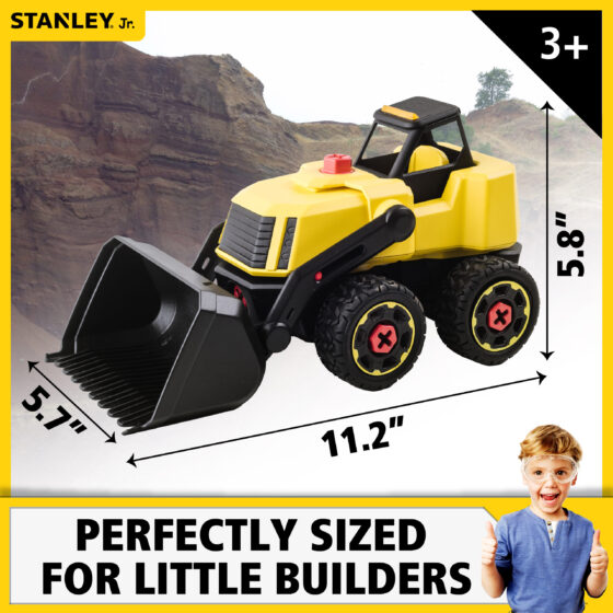 Red Toolbox Stanley Jr. Take Apart Classic Front Loader - Victoria's Toy Station