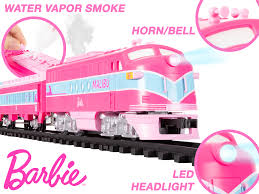 MALIBU BARBIE EXPRESS BATTERY OPERATED O-GAUGE TRAIN SET