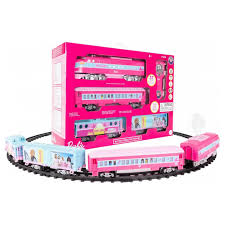 MALIBU BARBIE EXPRESS BATTERY OPERATED O-GAUGE TRAIN SET