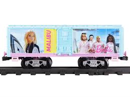 MALIBU BARBIE EXPRESS BATTERY OPERATED O-GAUGE TRAIN SET