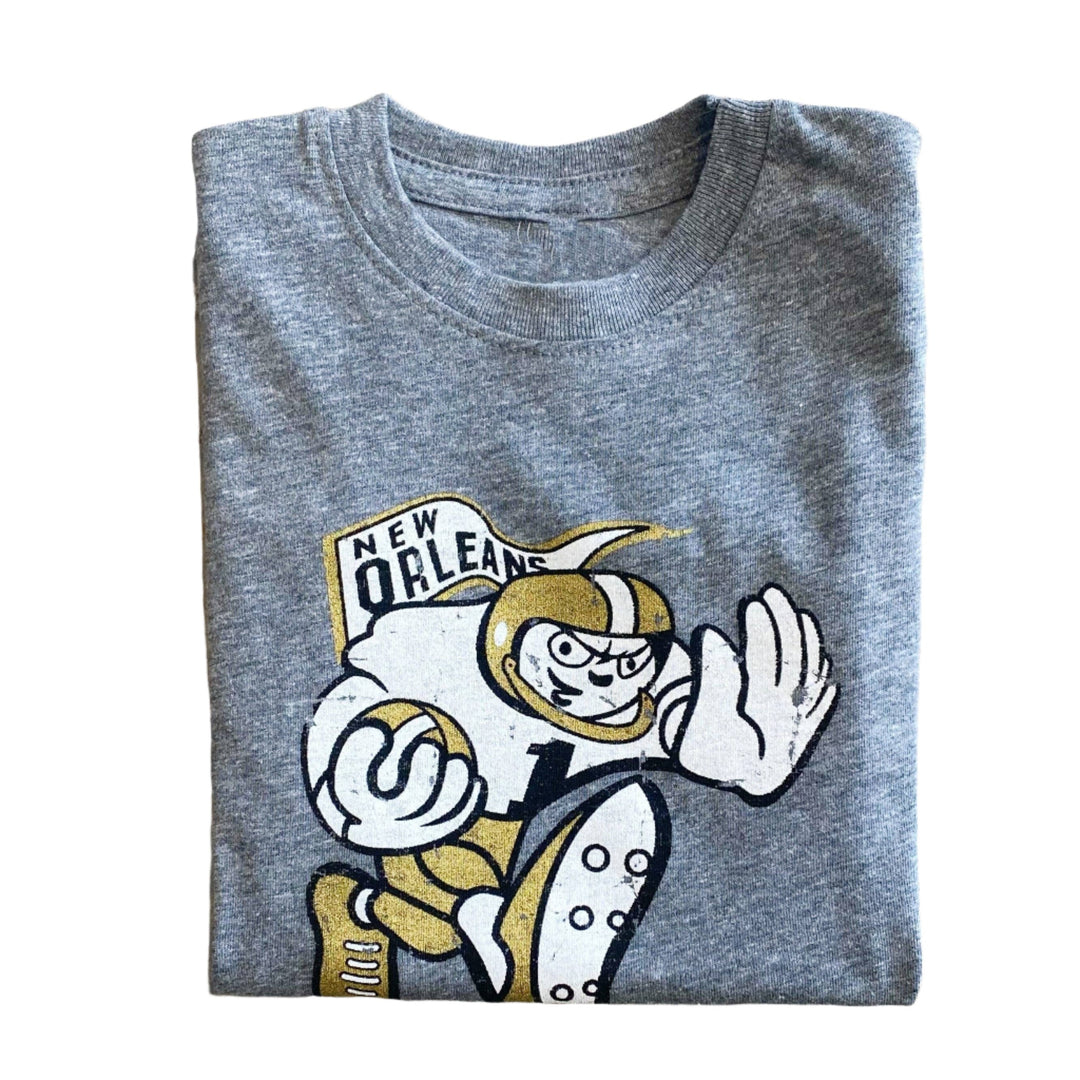 Retro Player Kids Tee-grey - Victoria's Toy Station