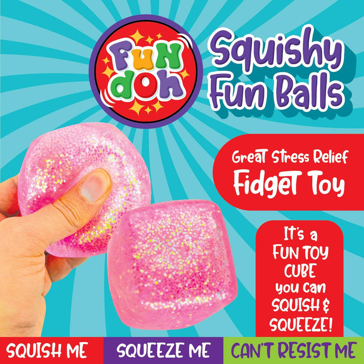 Squish & Squeeze Cube Ball - Victoria's Toy Station