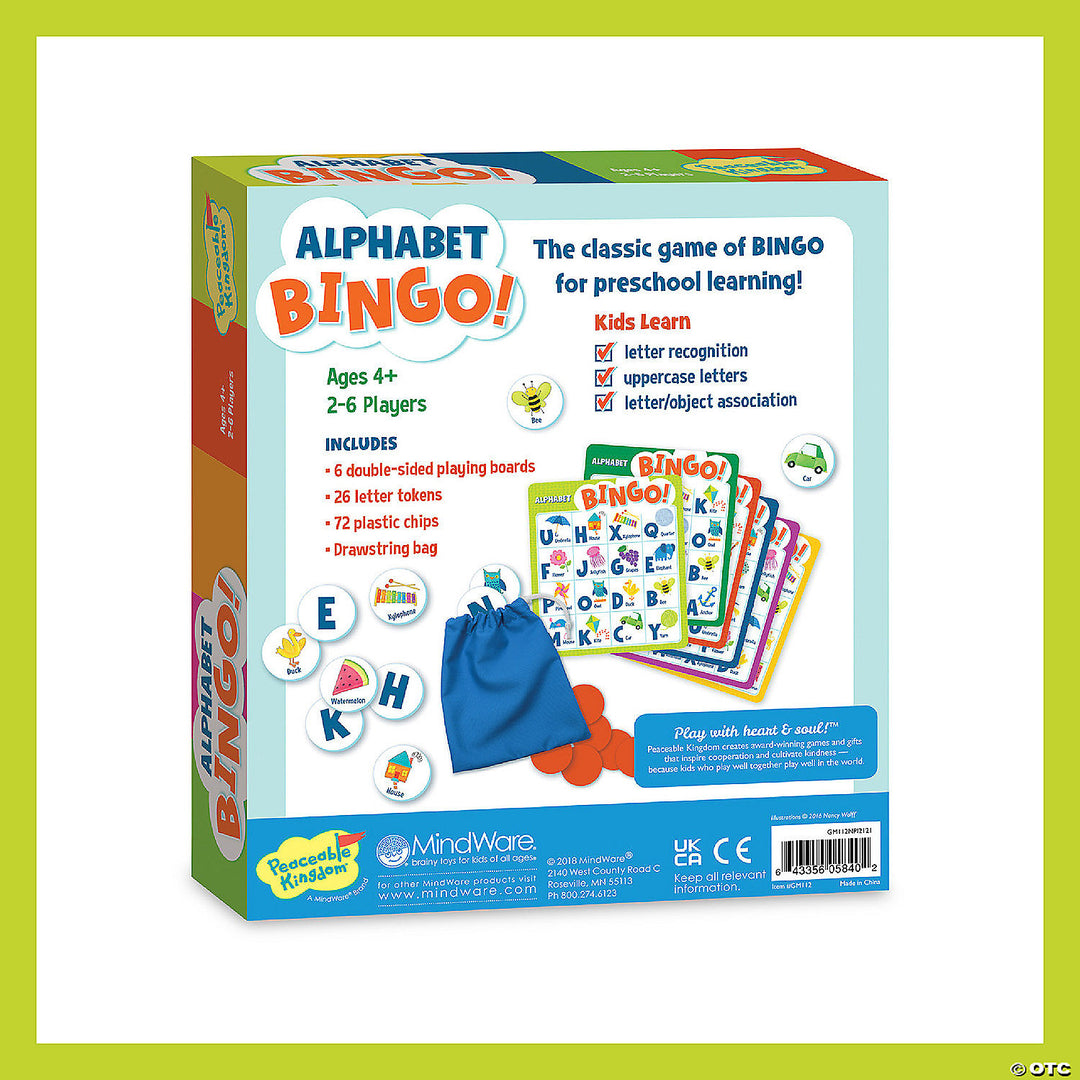 ALPHABET BINGO BOARD GAME - Victoria's Toy Station