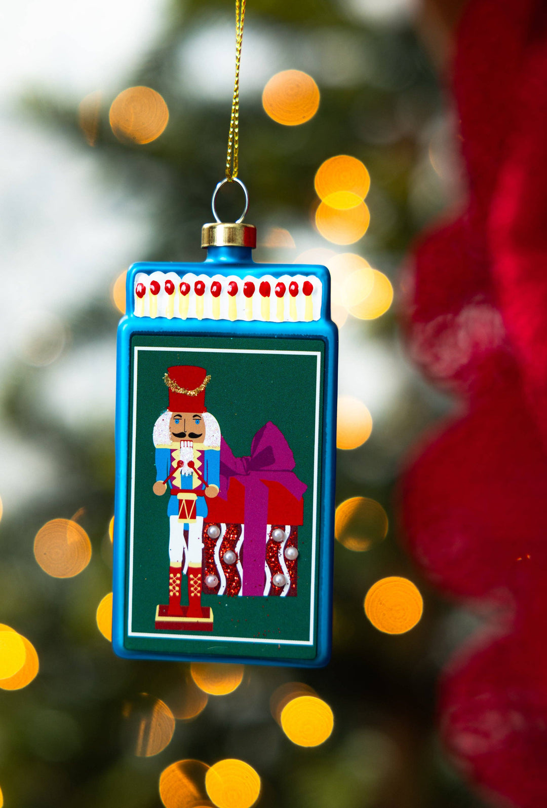 Nutcracker-Matchbook Ornament - Victoria's Toy Station