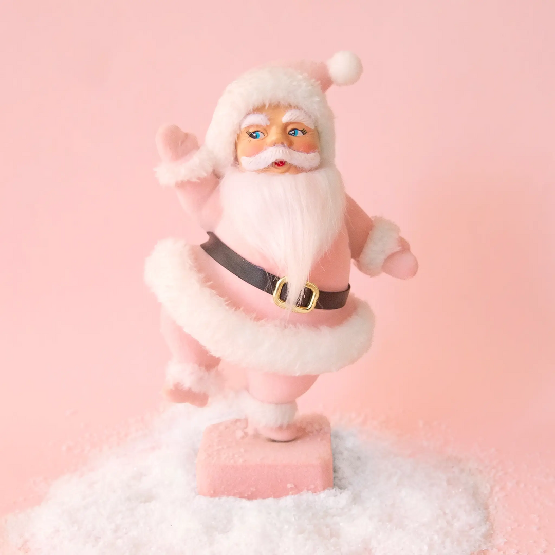 Sunshine Studios - Retro Dancing Christmas Santa | Pink - Victoria's Toy Station